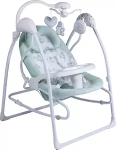 Качели для новорожденных Sweet Baby Pure Pinguino Green 2 в 1 (зеленый) фото