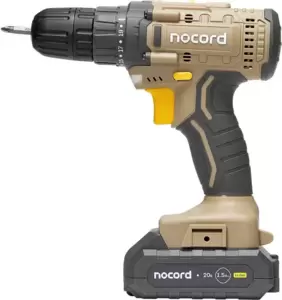 Дрель-шуруповерт Nocord NCD-20.2.15.C
