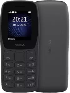Nokia 105 (2022) Dual SIM TA-1416 (черный, без З/У)