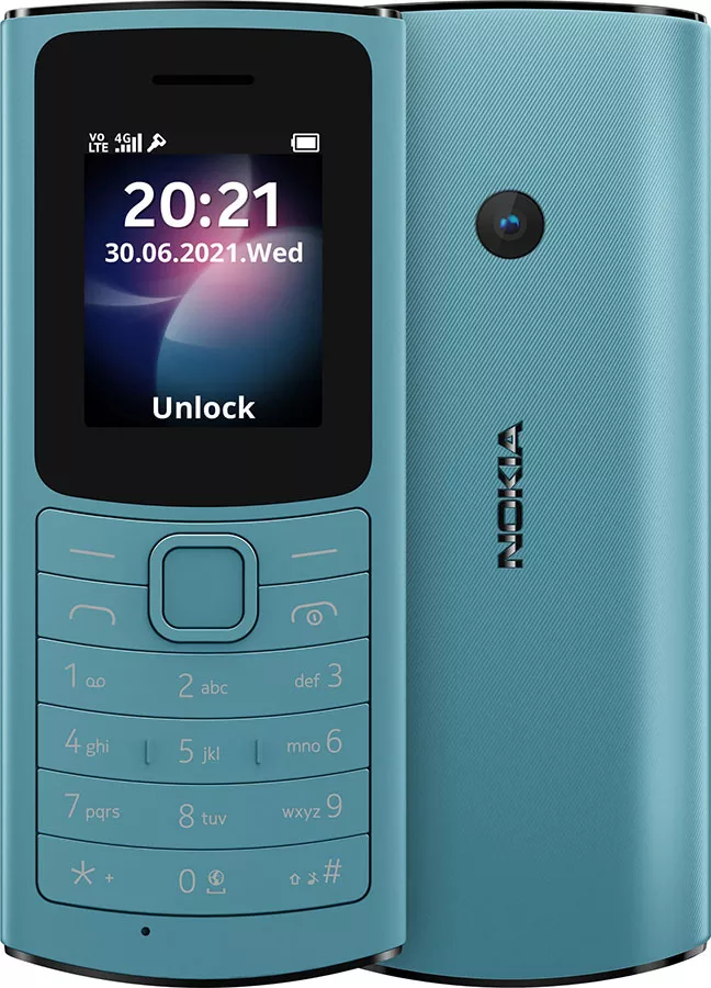 Мобильный телефон Nokia 110 4G Dual SIM (бирюзовый) фото
