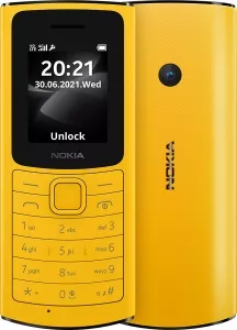Nokia 110 4G Dual SIM (желтый) фото