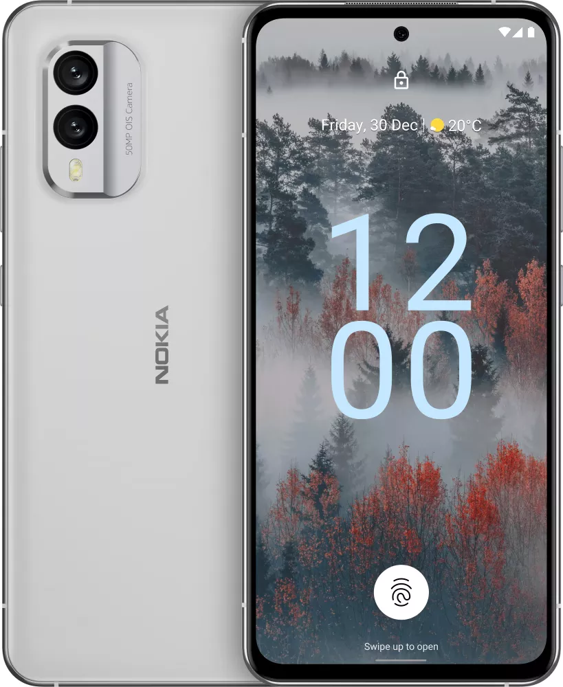 Смартфон Nokia X30 8GB/256GB (ледяной белый) купить недорого в Минске, цены  – Shop.by