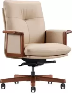 Офисное кресло Norden Vivaldi B 2262 Ivory (кожа/бежевый) фото