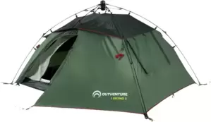 Треккинговая палатка Outventure 1 Second Tent 2 (зеленый) фото