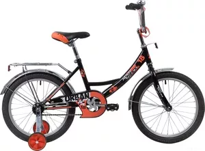 Детский велосипед Novatrack Urban 18 183URBAN.BK20 (черный/красный, 2020) фото