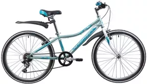 Велосипед NOVATRACK Alice 24 (голубой, 2019) 24SH6SV.ALICE.12BL9 фото