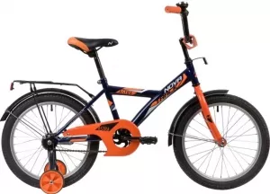 Велосипед детский Novatrack Astra 18 (синий/оранжевый, 2020) фото