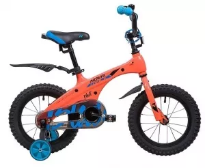 Детский велосипед Novatrack Blast 14 (оранжевый/синий, 2019) фото
