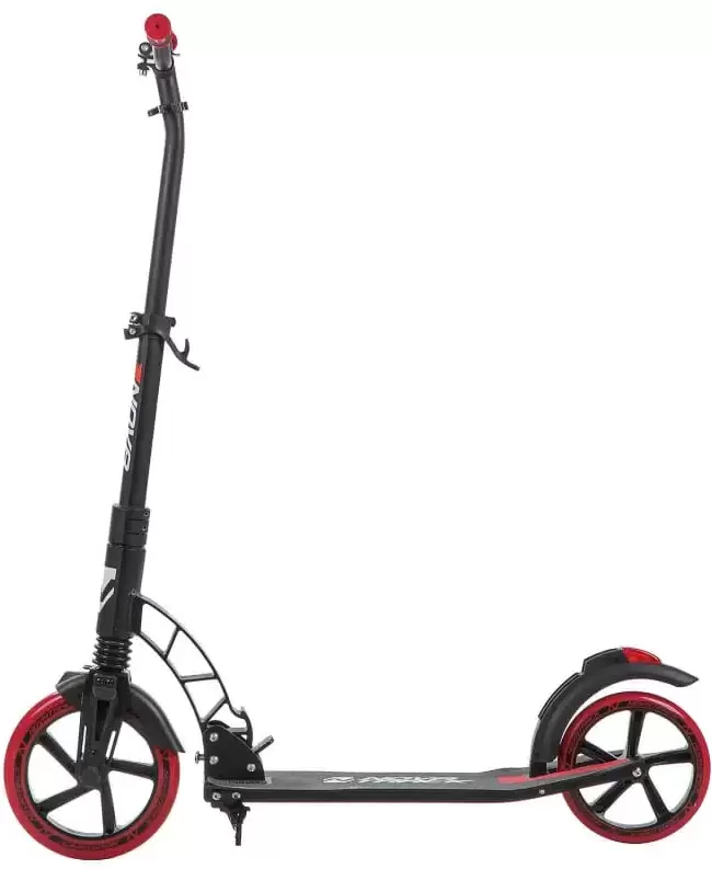 Самокат Novatrack Deft 230 Pro 20 New 230FS.DEFT.BBK22 черный/красный фото