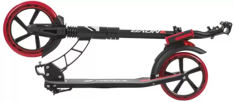 Самокат Novatrack Deft 230 Pro 20 New 230FS.DEFT.BBK22 черный/красный фото