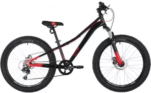 Велосипед Novatrack Dozer 6.D 2021 (черный/красный) фото