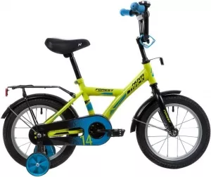 Велосипед детский Novatrack Forest 14 (зеленый, 2020) фото