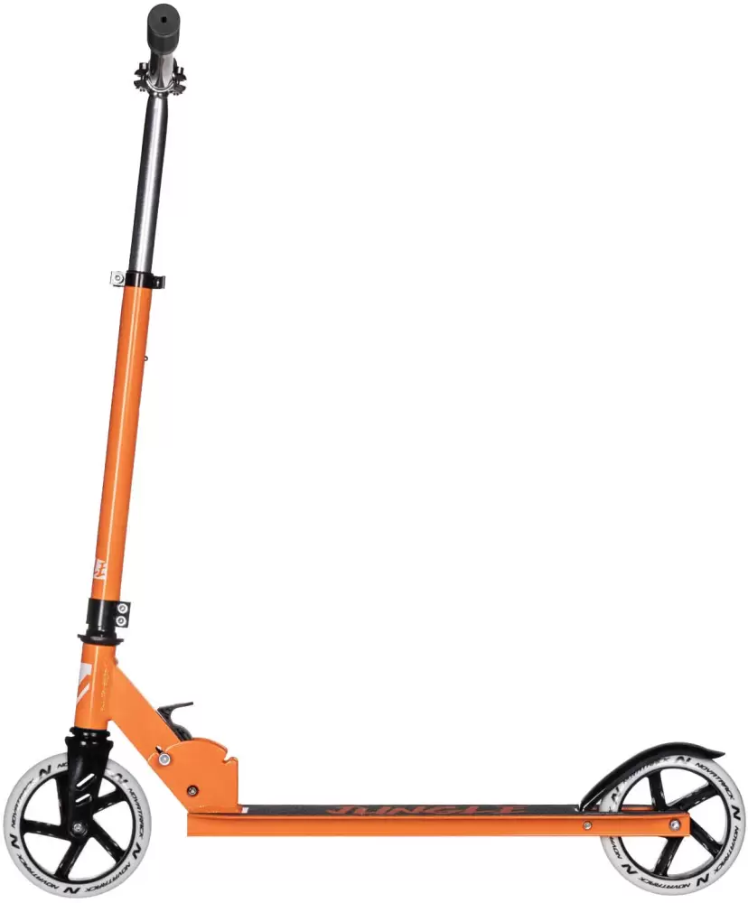 Самокат Novatrack Jungle Alloy 125.JUNGLE.OR25 оранжевый фото