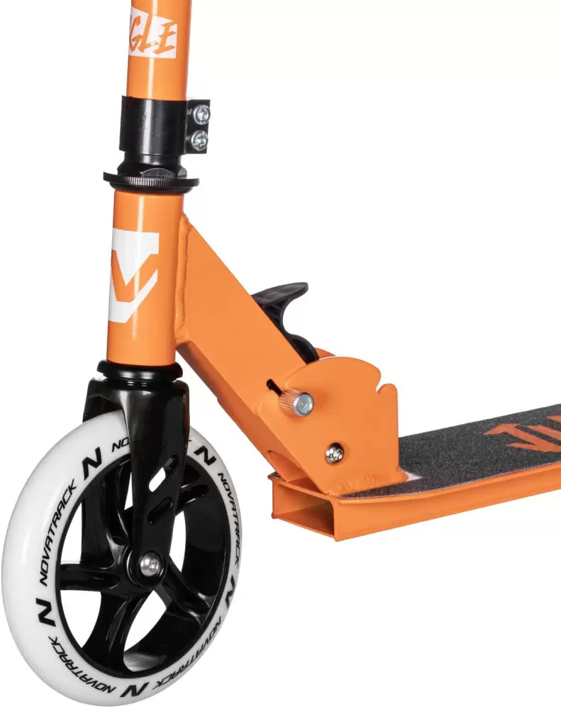 Самокат Novatrack Jungle Alloy 125.JUNGLE.OR25 оранжевый фото
