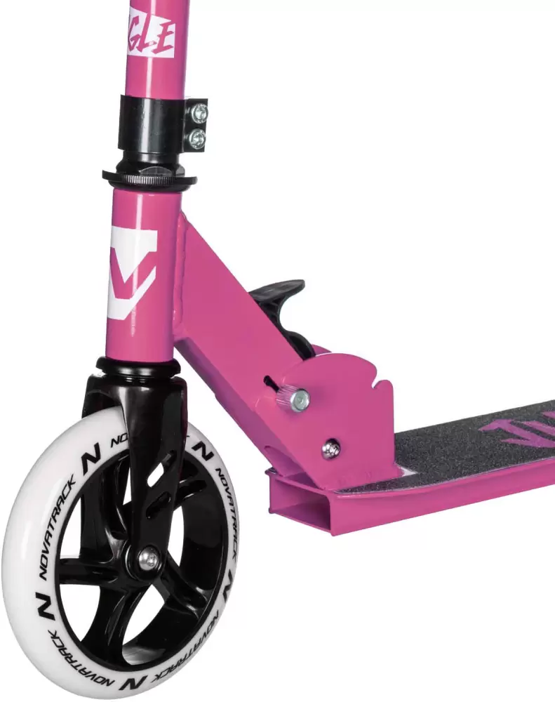 Самокат Novatrack Jungle Alloy 125.JUNGLE.PN25 розовый фото