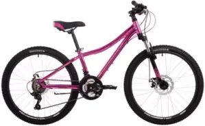 Велосипед Novatrack Katrina 21 D 2024 24AHD.KATRINA.12GPN4 (розовый металлик)