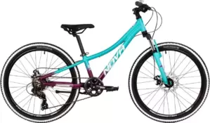 Велосипед NOVATRACK Katrina 24 24AHD.KATRINA.10VGN5 (зеленый/фиолетовый)