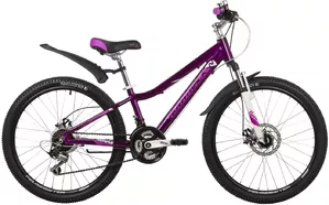 Велосипед NOVATRACK Novara 18.D 24 р.13 2022 (фиолетовый) icon