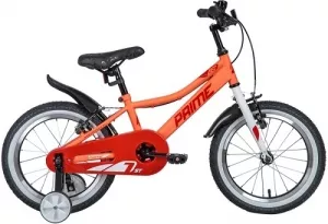 Детский велосипед Novatrack Novatrack Prime New 16 (оранжевый, 2020) фото