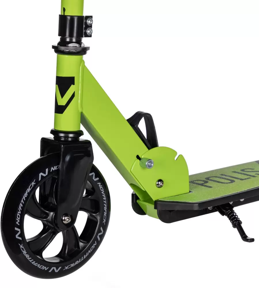 Самокат Novatrack Polis Plastic 160P.POLIS.GN25 зеленый фото
