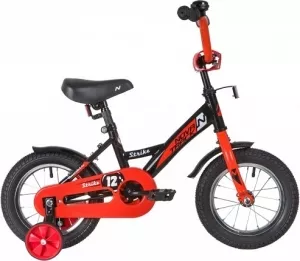 Велосипед детский Novatrack Strike 12 (2020) 123STRIKE.BKR20 black/red фото