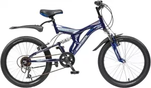 Велосипед детский NOVATRACK Titanium 20 20SS6V.TITANIUM.DB5 фото