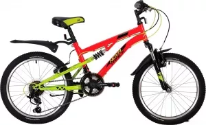 Детский велосипед Novatrack Titanium New 20 (красный, 2020) фото