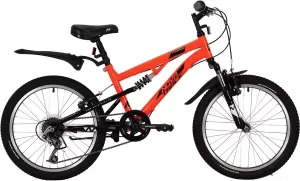 Детский велосипед Novatrack Titanium New 20 2020 (оранжевый) фото