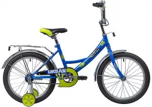 Велосипед детский NOVATRACK Urban 18 (синий/желтый, 2019) фото