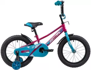 Велосипед детский NOVATRACK Valiant 16 (красный/голубой, 2019) фото