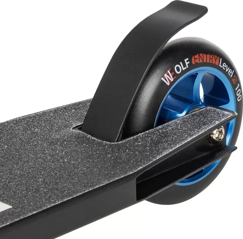 Самокат трюковый Novatrack Wolf 100A.WOLF.BBL25 фото