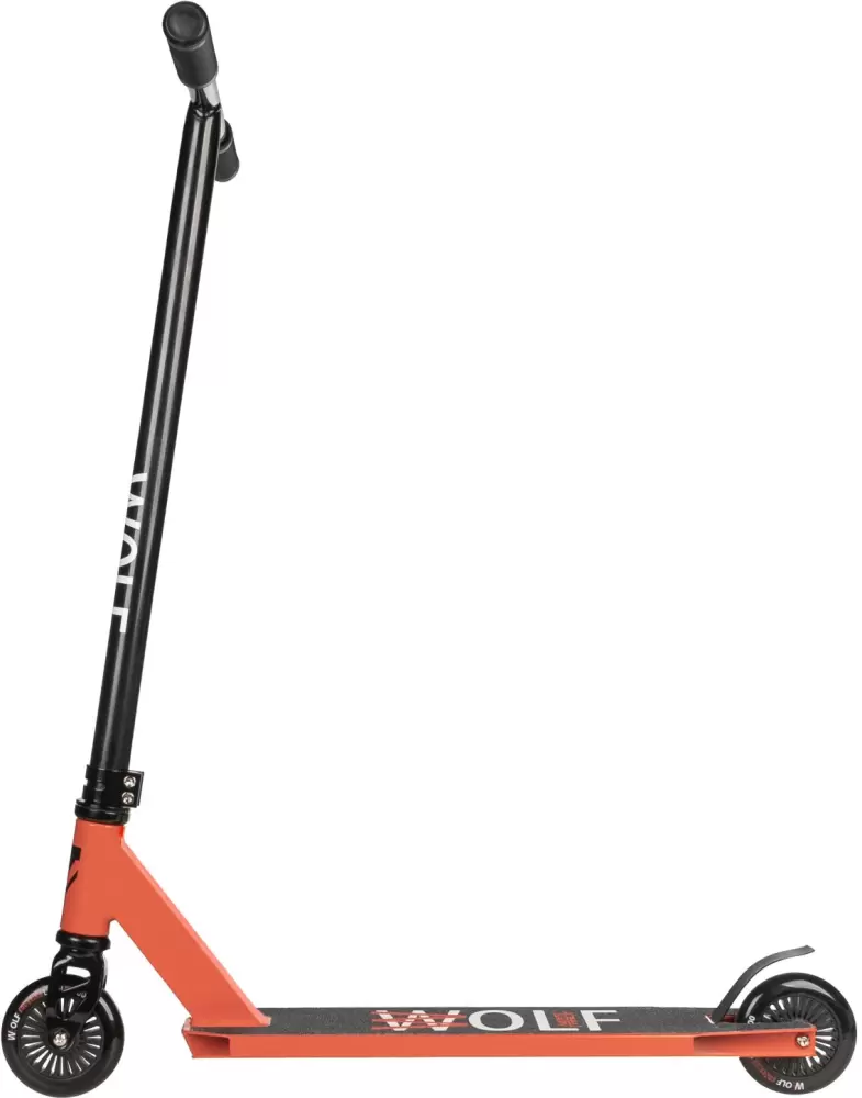 Самокат трюковый Novatrack Wolf 100P.WOLF.RD25 красный фото