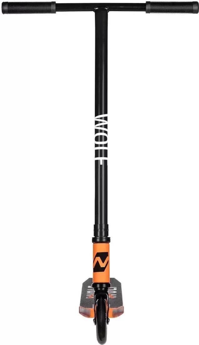 Самокат трюковый Novatrack Wolf 110P.WOLF.OR25 оранжевый фото