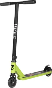 Самокат трюковый Novatrack Wolf JR 100P.WOLFJR.GN25 (зеленый) фото