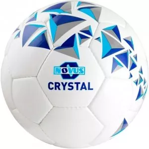Мяч футбольный Novus Crystal размер 5 white/blue фото
