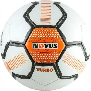 Мяч футбольный Novus Turbo №5 white/blak/orange фото