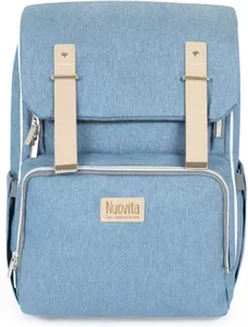 Рюкзак для мамы Nuovita Capcap Rotta (голубой) фото