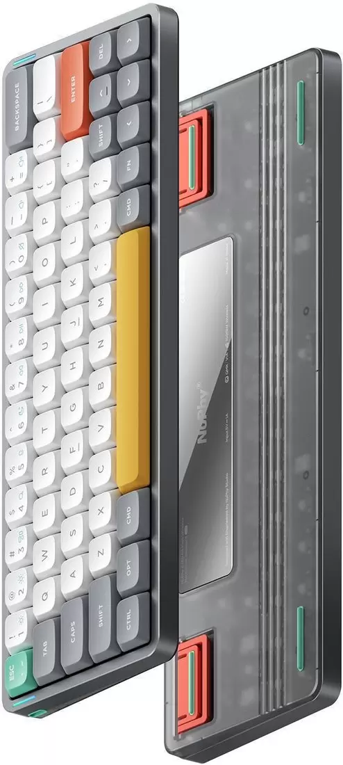 Клавиатура NuPhy Air60 V2 Lunar Gray (NuPhy Low Profile Aloe, нет кириллицы) фото
