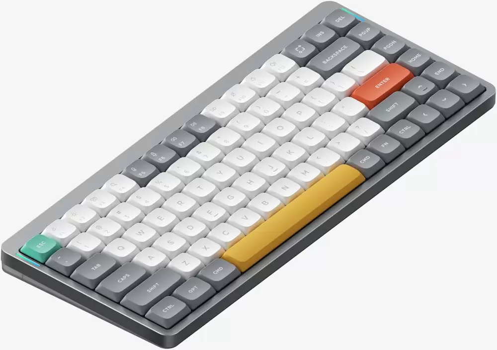 NuPhy Air75 V2 Lunar Gray (Gateron Low Profile Red 2.0)