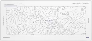 Коврик для стола NuPhy Deskmat Mont Blanc (белый) фото