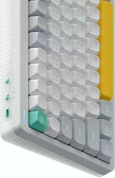 Клавиатура NuPhy Halo75 V2 Ionic White Silent (Red Switch) фото