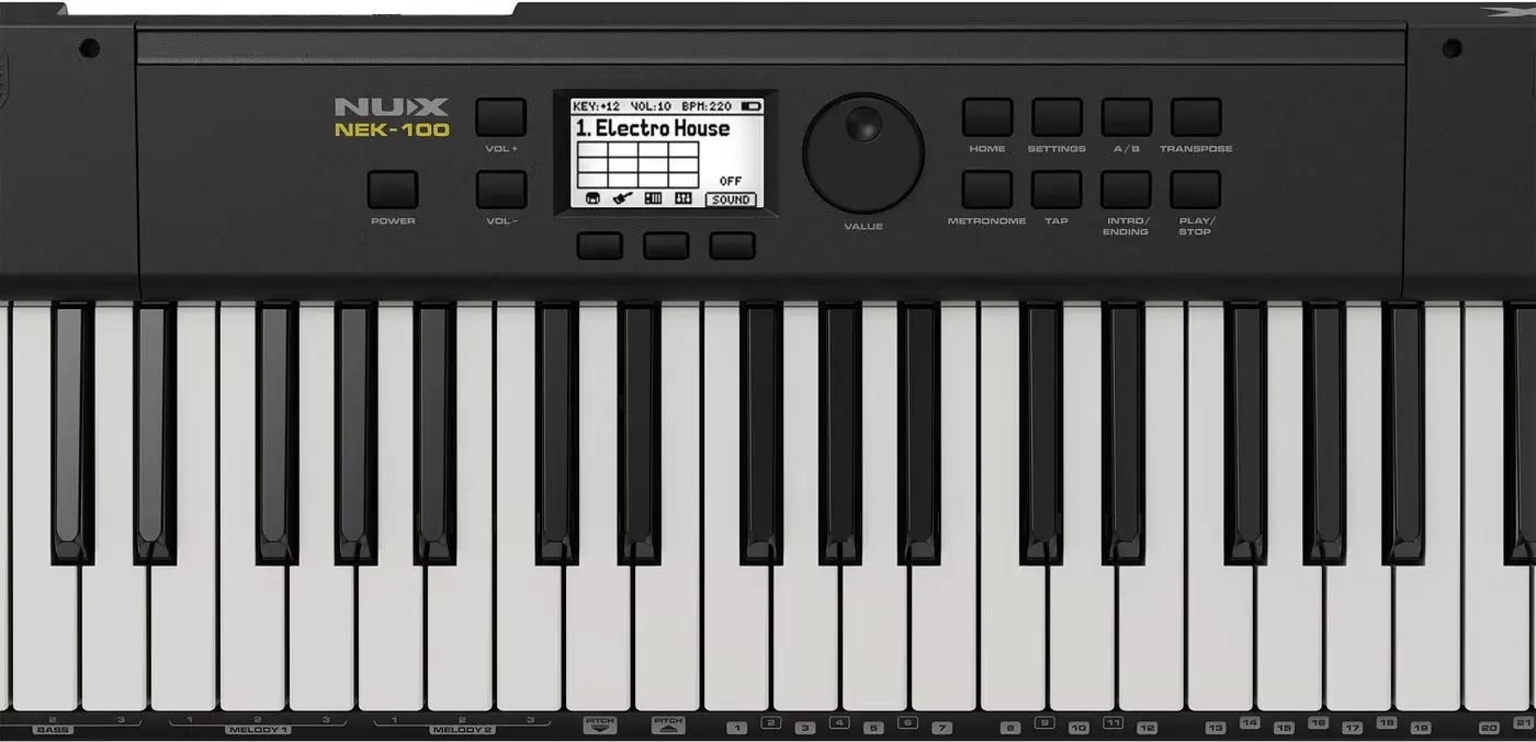 Синтезатор NUX NEK-100 (черный) фото