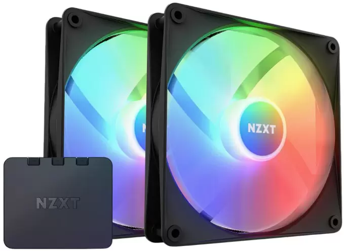NZXT F140 RGB Core Twin Pack RF-C14DF-B1