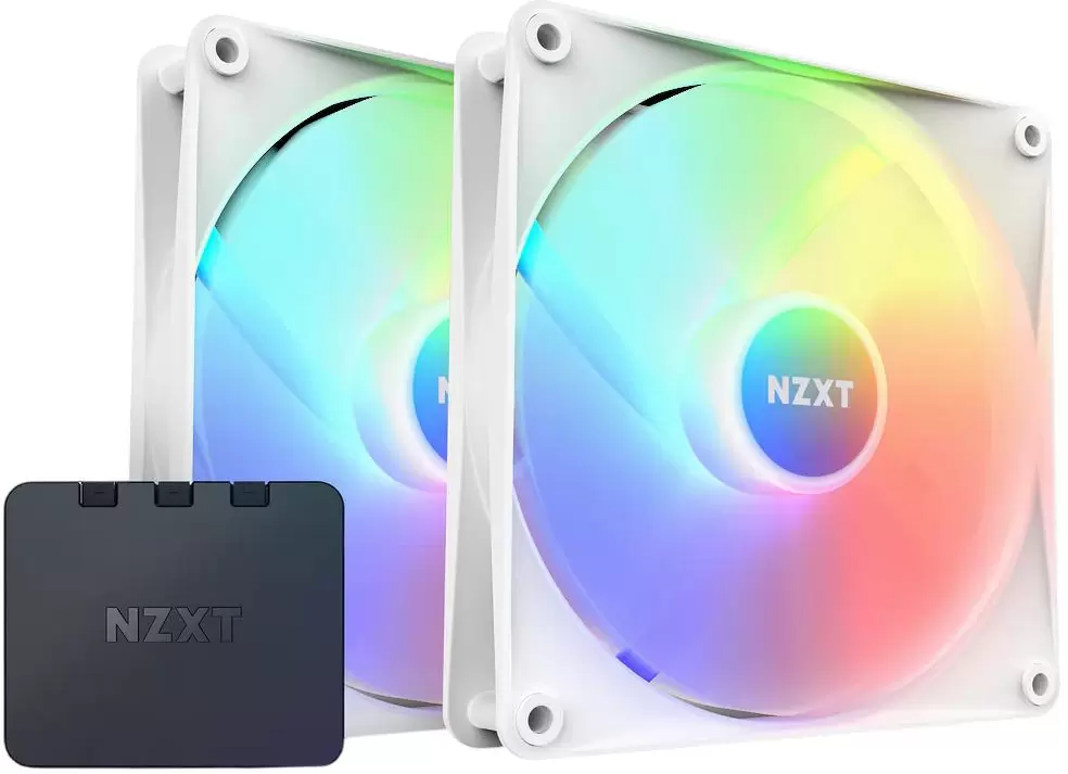 NZXT F140 RGB Core Twin Pack RF-C14DF-W1