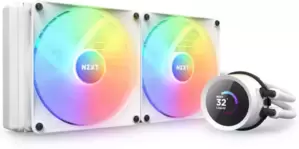 Жидкостное охлаждение для процессора NZXT Kraken 280 RGB RL-KR280-W1 фото