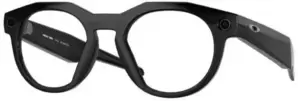 Умные очки Oakley Meta HSTN (прозрачные линзы, чёрная оправа) фото