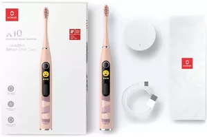 Электрическая зубная щетка Oclean X10 Smart Electric Toothbrush (розовый) фото
