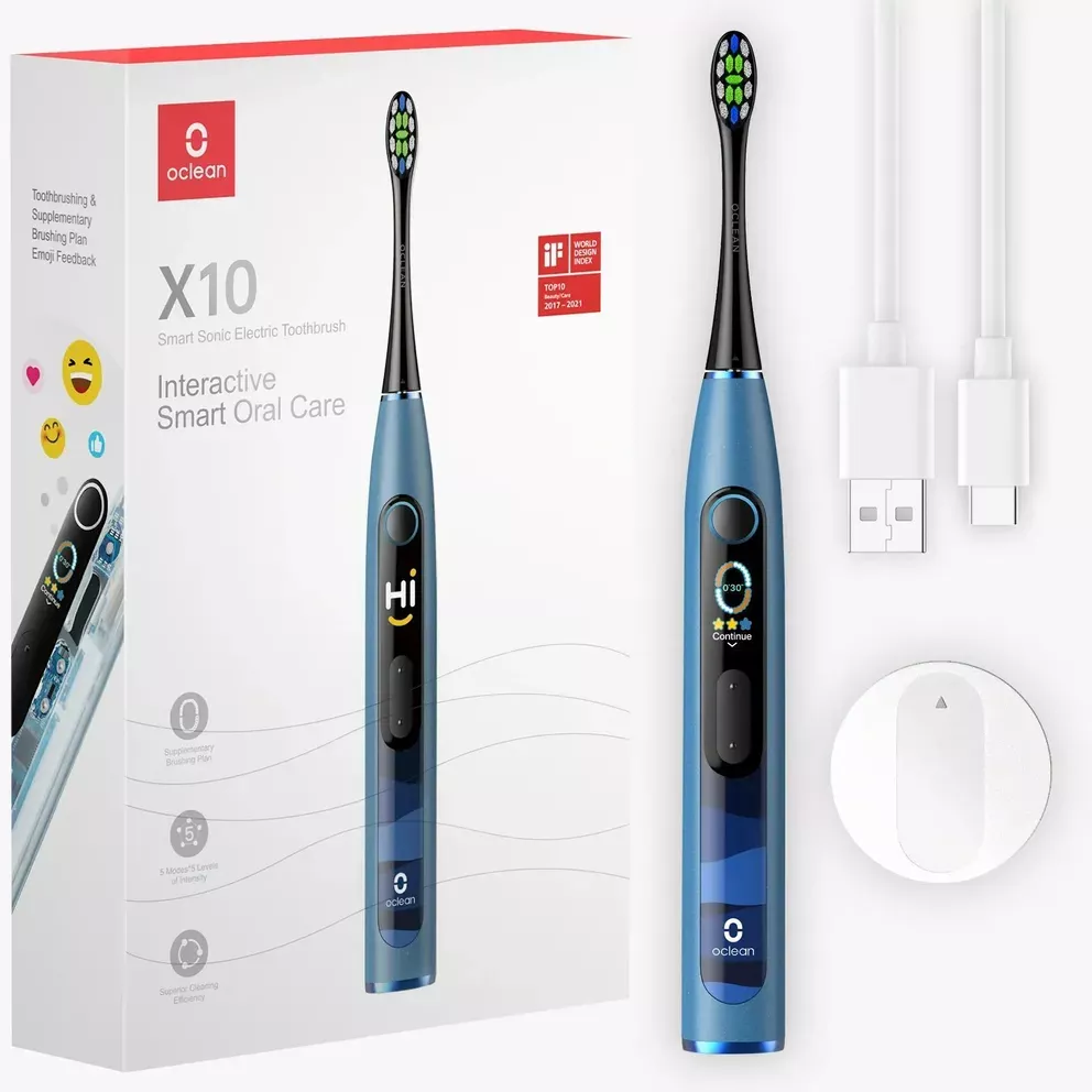 Oclean X10 Smart Electric Toothbrush (синий)