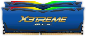 Оперативная память OCPC X3 RGB Blue Label 2x16ГБ DDR4 3600 МГц MMX3A2K32GD436C18BU фото