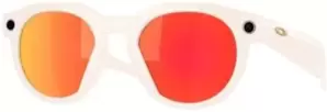 Умные очки Oakley Meta HSTN (рубиновые линзы, белая оправа, Prizm) фото